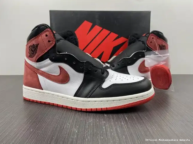 Official Maikesneakers 555088-112 Red' Retro Air OG High 1 Jordan 'Track 0502